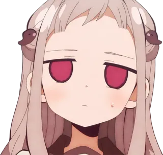 😑 Nene Yashiro Toilet-bound Hanako-kun Anime, Manga, Niedlich, Mädchen, Nene Yashiro, Toilet-bound Hanako-kun, Charakter whatsapp sticker