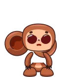 😰 monkey monkey, shocked, surprised, fear, sweat, cartoon, expression telegram sticker