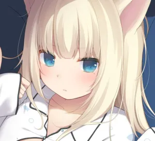 😺 anime, cô gái mèo, dễ thương, cô gái, giờ đi ngủ, pijama telegram sticker