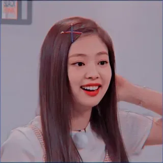 🤔 Jennie Kim k-pop, zangeres, vrouw, portret, beroemdheid, entertainment telegram sticker