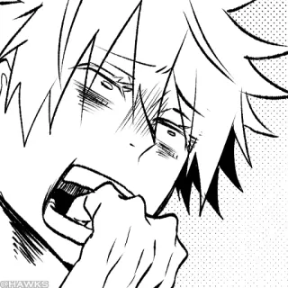 😱 @HAWKS Anime, Manga, Dessin, Cartoon telegram sticker