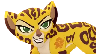 😜 Cheetara guépard, dessin animé, animal, félin telegram sticker