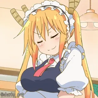 😅 Tohru Miss Kobayashi's Dragon Maid telegram sticker