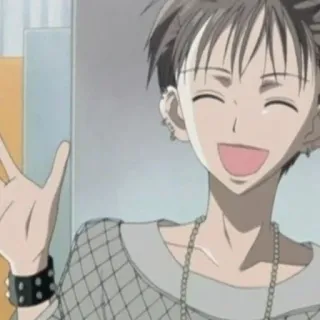 👋 Nana Komatsu Nana Anime, Manga, Vui vẻ, Hạnh phúc, Cô gái, Nhân vật, Dễ thương telegram sticker
