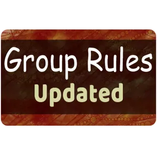 🔄 Group Rules
Updated regole, gruppo, aggiornato, social media, linee guida community telegram sticker