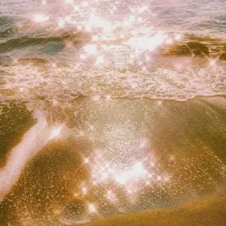🌕 praia, oceano, água, mar, areia, costa, ondas, verão whatsapp sticker