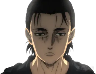 😕 Eren Yeager Attack on Titan อนิเมะ, มังงะ, เอเรน, เอเรน เยเกอร์, ผ่าพิภพไททัน, AOT telegram sticker