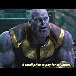 Thanos  by @Thanos_memes telegram stickers