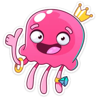 Медуза Джилл :: @stickroom whatsapp stickers