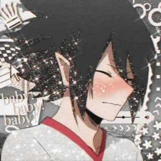 🧬 baby! Anime, Personaje, Lindo, Brillo, Fanart whatsapp sticker