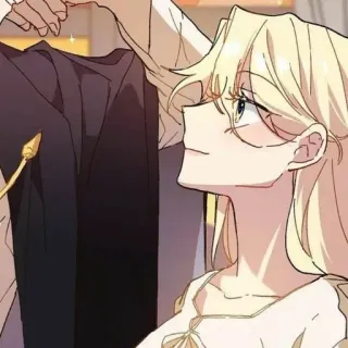 🍁 Cô gái anime, Tóc vàng, Nhân vật nữ, Phim hoạt hình, Phụ nữ telegram sticker