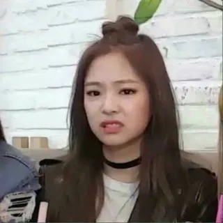💔 Jennie kpop, blackpink, jennie kim, expressão, nojo, celebridade, cantora whatsapp sticker