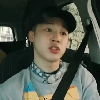 😟 Jimin K팝, BTS, 지민, 가수, 연예인, 음악 whatsapp sticker