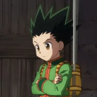 🤔 Gon Freecss Hunter x Hunter anime, Gon, Hunter x Hunter, character telegram sticker
