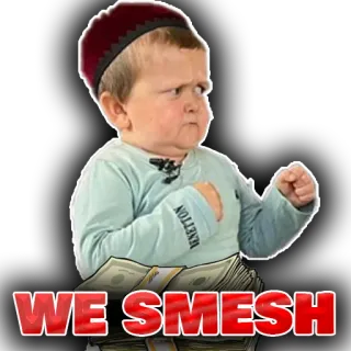 😇 WE SMESH whatsapp sticker