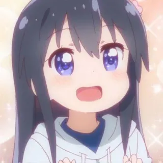 🌸 Anime, Dibujos animados, Chica, Linda, Manga telegram sticker