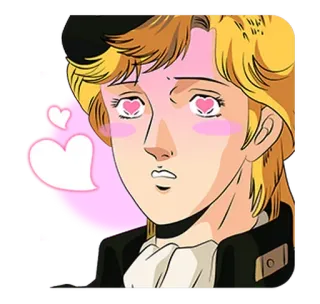 😍 Anime, Amor, Corações, Romântico, Desenho animado, Emoção telegram sticker