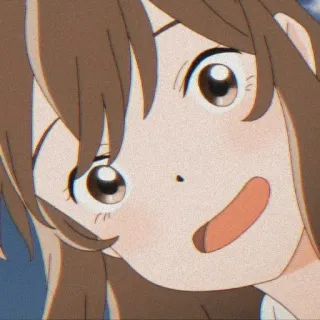🎭 Anime, Garota, Desenho animado, Animação telegram sticker