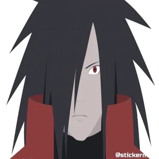 ⭐ Madara Naruto @stickermelon 애니메이션, 만화, 나루토, 마다라, 우치하, 사륜안 telegram sticker