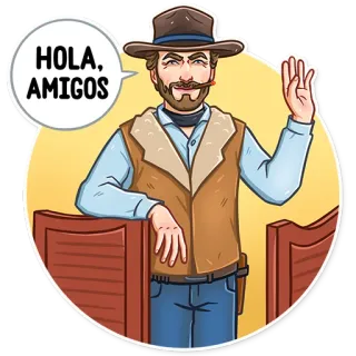 Clint Eastwood telegram stickers