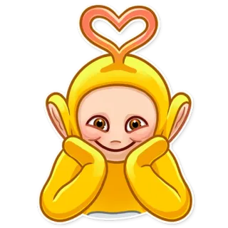 😍 Laa-Laa Teletubbies teletubbies, laa-laa, acara tv, anak-anak, kuning telegram sticker