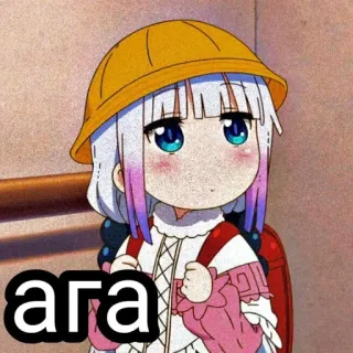 🍙 ага Anime, Dễ thương, Trẻ em, Ba lô, Kawaii, Manga telegram sticker