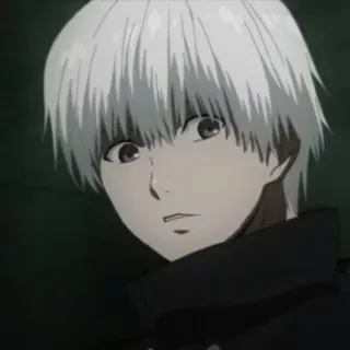 🖤 Ken Kaneki Tokyo Ghoul Anime, Mangá, Cabelo Branco, Ghoul, Kaneki Ken telegram sticker
