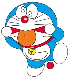 😜 Doraemon Desenho animado, Anime, Gato, Robô, Sino, Azul, Doraemon whatsapp sticker