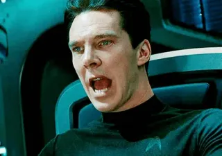 🤯 Khan Noonien Singh Star Trek Into Darkness Star Trek, Khan, Benedict Cumberbatch, Science Fiction telegram sticker