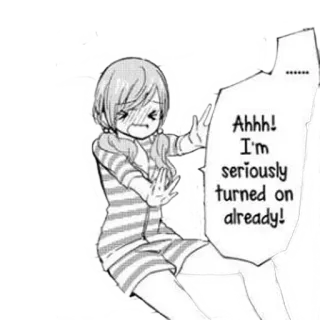 😣 Ahhh!
I'm seriously turned on already! anime, manga, excitado, animado telegram sticker