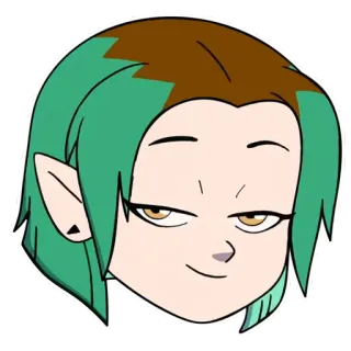 ☺️ Amity Blight The Owl House การ์ตูน, ตัวละคร, อมิตี้ ไบลท์, บ้านนกฮูก, อนิเมชั่น telegram sticker