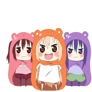 😤 anime, cute, kawaii, chibi, cartoon, character telegram sticker