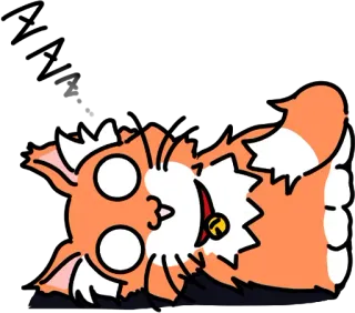 😴 Katze, Kätzchen, Orange, Süß, Tier, Haustier whatsapp sticker