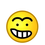 😏 Emoji, Uśmiech, Twarz, Żółty whatsapp sticker