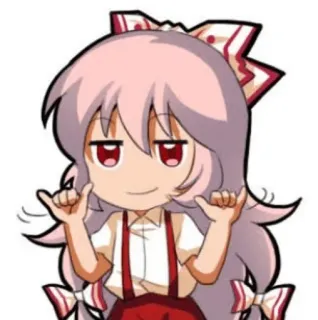 Fujiwara Mokou 💤 telegram stickers