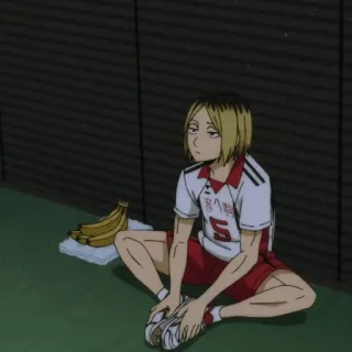 😐 Kozume Kenma Haikyuu!! Anime, Junge, Charakter, Haikyuu, Kenma, Kozume Kenma, Volleyball telegram sticker