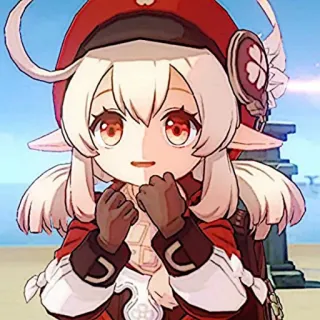 🦋 Klee Genshin Impact อนิเมะ, เกม, เก็นชินอิมแพ็ค, Klee, น่ารัก, ตัวละคร telegram sticker