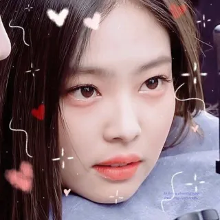 😶 All for you. koreaans, meisje, gezicht, liefde, mooi telegram sticker