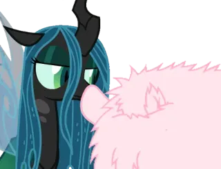 🙈 Queen Chrysalis My Little Pony Królowa Chrysalis, My Little Pony, Kreskówka, Naklejka telegram sticker
