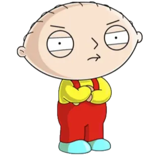 😃 Stewie Griffin Family Guy cartoon, baby, family guy, stewie griffin, tv show, animated telegram sticker