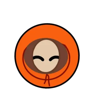 🌟 Kenny McCormick South Park ケニー, サウスパーク, アニメ, コメディ, キャラクター telegram sticker