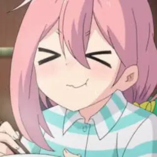 😆 Anime, Lucu, Gadis, Tersenyum, Kartun telegram sticker