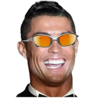 😎 Cristiano Ronaldo football, athlète, lunettes de soleil, joueur, footballeur whatsapp sticker