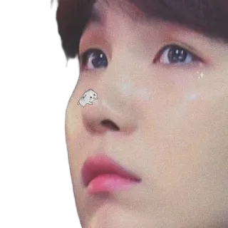 🥺 Gesicht, Koreanisch, Ästhetisch, Niedlich, Hund, Glitzer telegram sticker