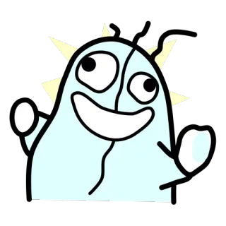 😫 dessin animé, personnage, autocollant, tâche, drôle whatsapp sticker