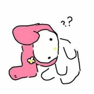🍓 ?? cartoon, cute, question, kawaii telegram sticker
