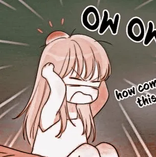 🦔 OW OW how come this Kreskówka, Komiks, Zirytowany, Rozzłoszczony, Zły, Sfrustrowany telegram sticker