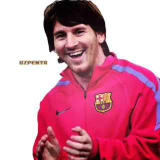 👏 Lionel Messi UZPENYA ฟุตบอล, อเมริกันฟุตบอล, นักกีฬา, บาร์เซโลนา, เมสซี่, กีฬา telegram sticker