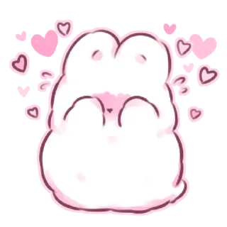 💘 귀여운, 사랑, 하트, 사랑스러운, 분홍색, 카와이 telegram sticker
