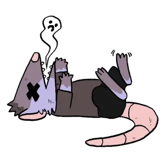 Aylor Possum whatsapp stickers